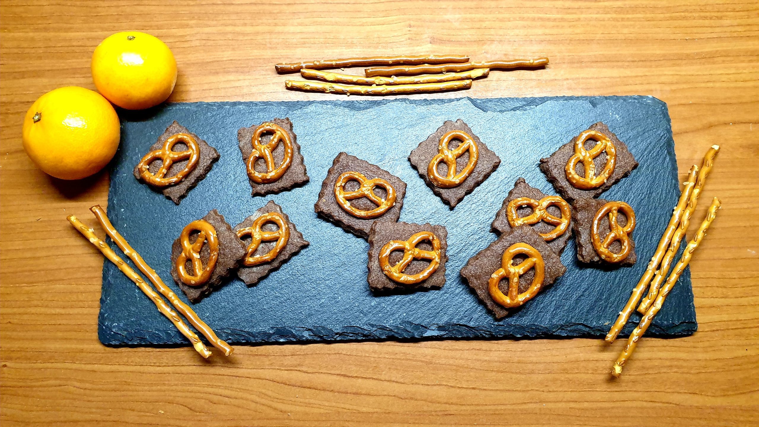 Dinkel Kekse mit Salzbrezeln – Keks Rezept